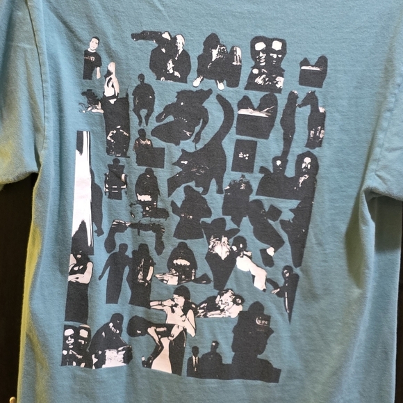 Rare Doverstreet "F***ing Awesome" Skateboard Graphic Blue T-Shirt Size: M - Picture 1 of 5